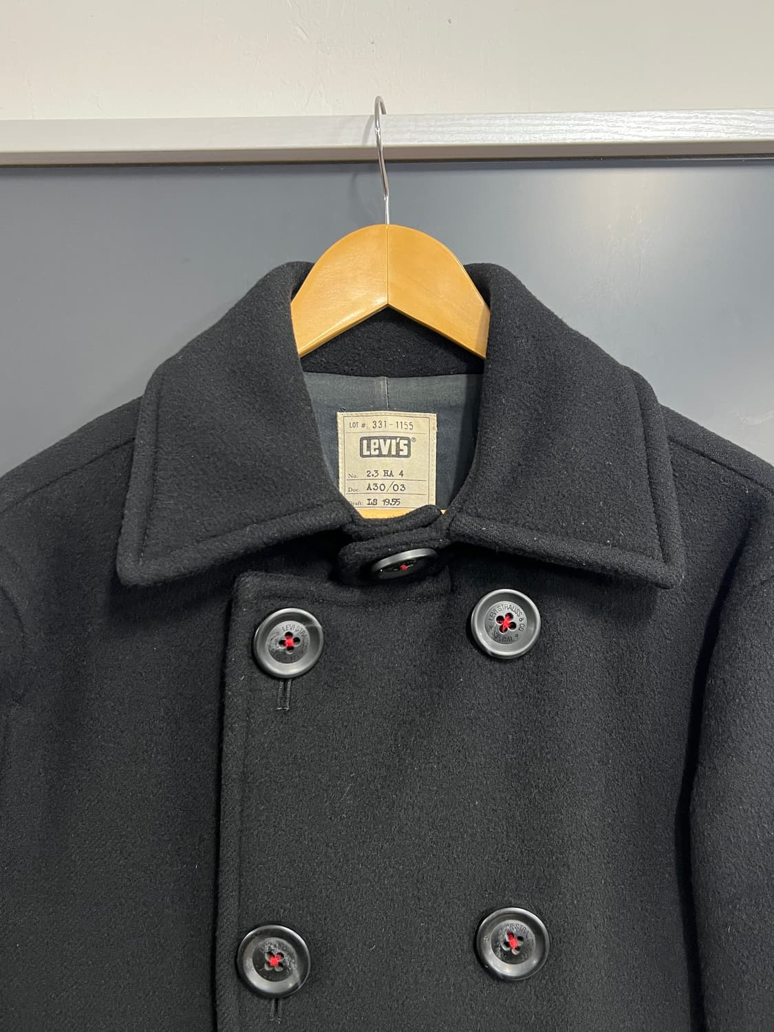 Levis 리바이스 램스울 더블 피코트 상품이미지2