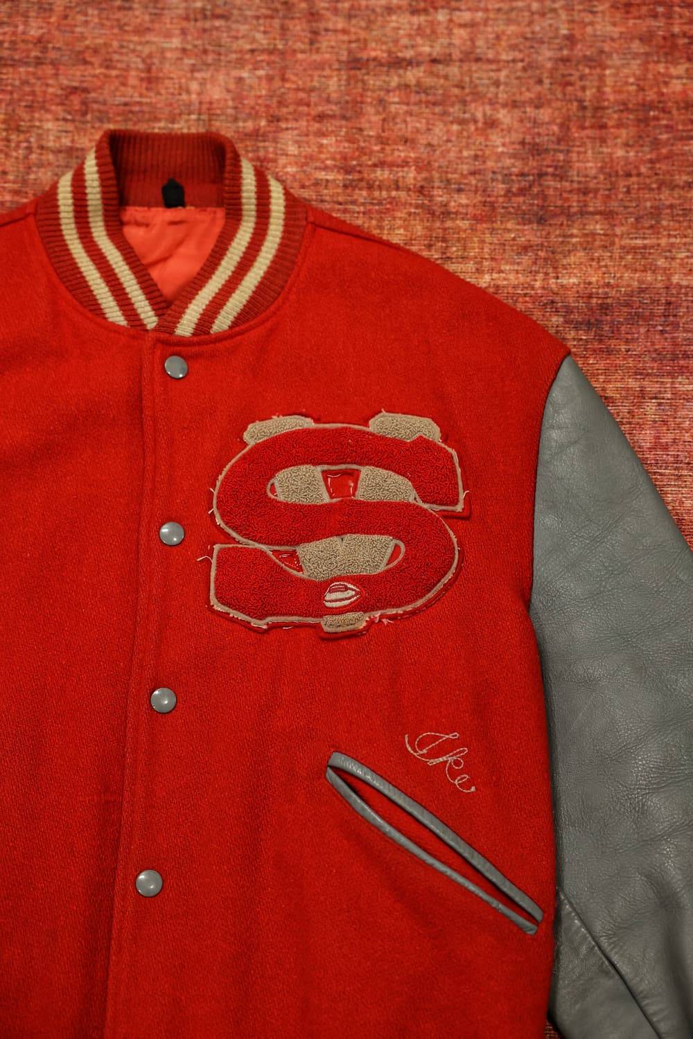 60s 빈티지 버트윈 바시티자켓 판매 상품이미지4