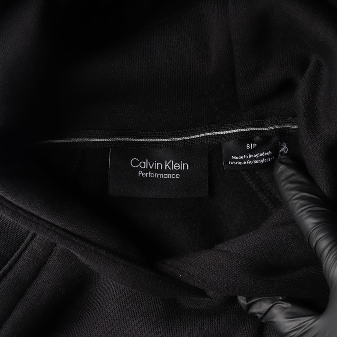 캘빈클라인 퍼포먼스 자수 로고 블랙 후드티 S 상품이미지5