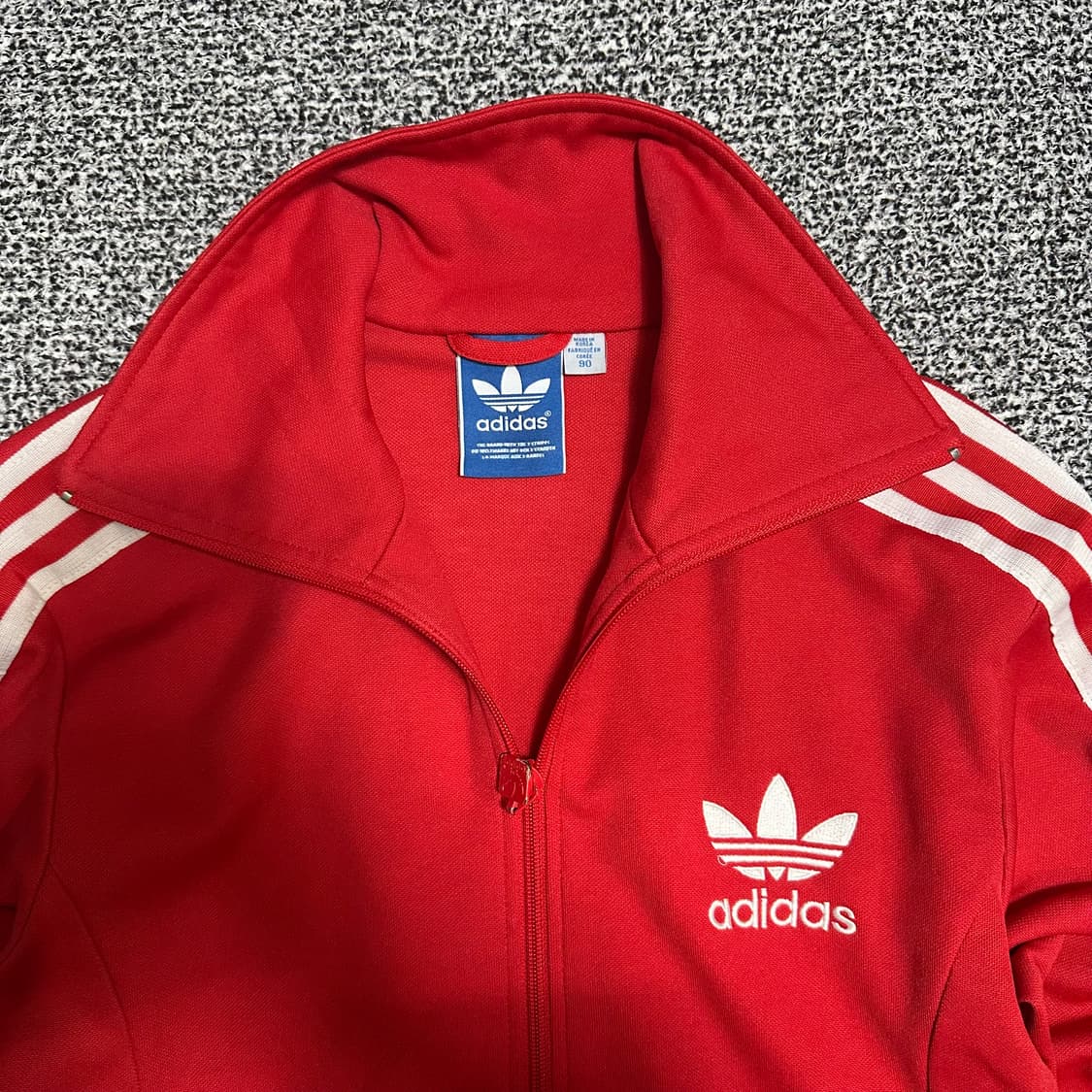 (90) 아디다스 삼선 빨간색 유로파 져지 상품이미지2