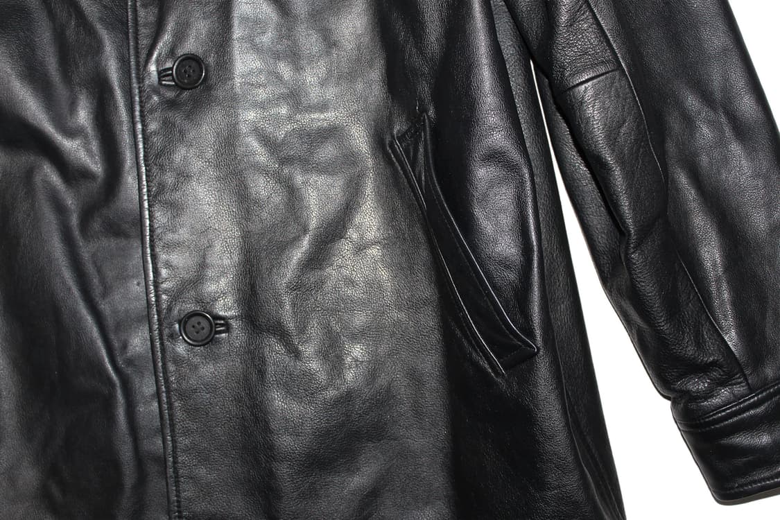 1990s OLD GAP 갭 쿠니치노무라 카우레더 카코트 상품이미지3