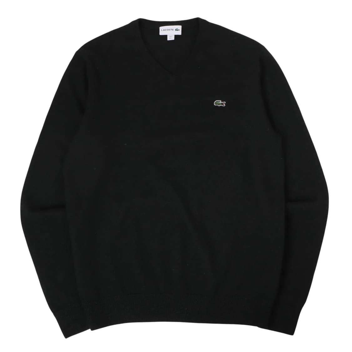 라코스테 챠콜 울 브이넥 니트 상품이미지1