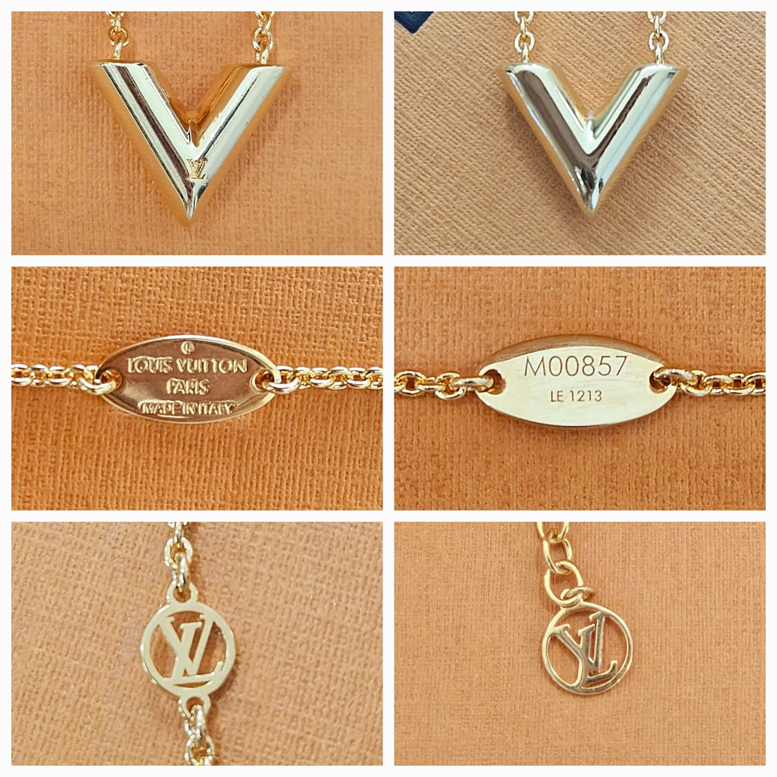 루이비통 에센셜 V 골드 신형 목걸이 [정품/풀세트] 상품이미지2