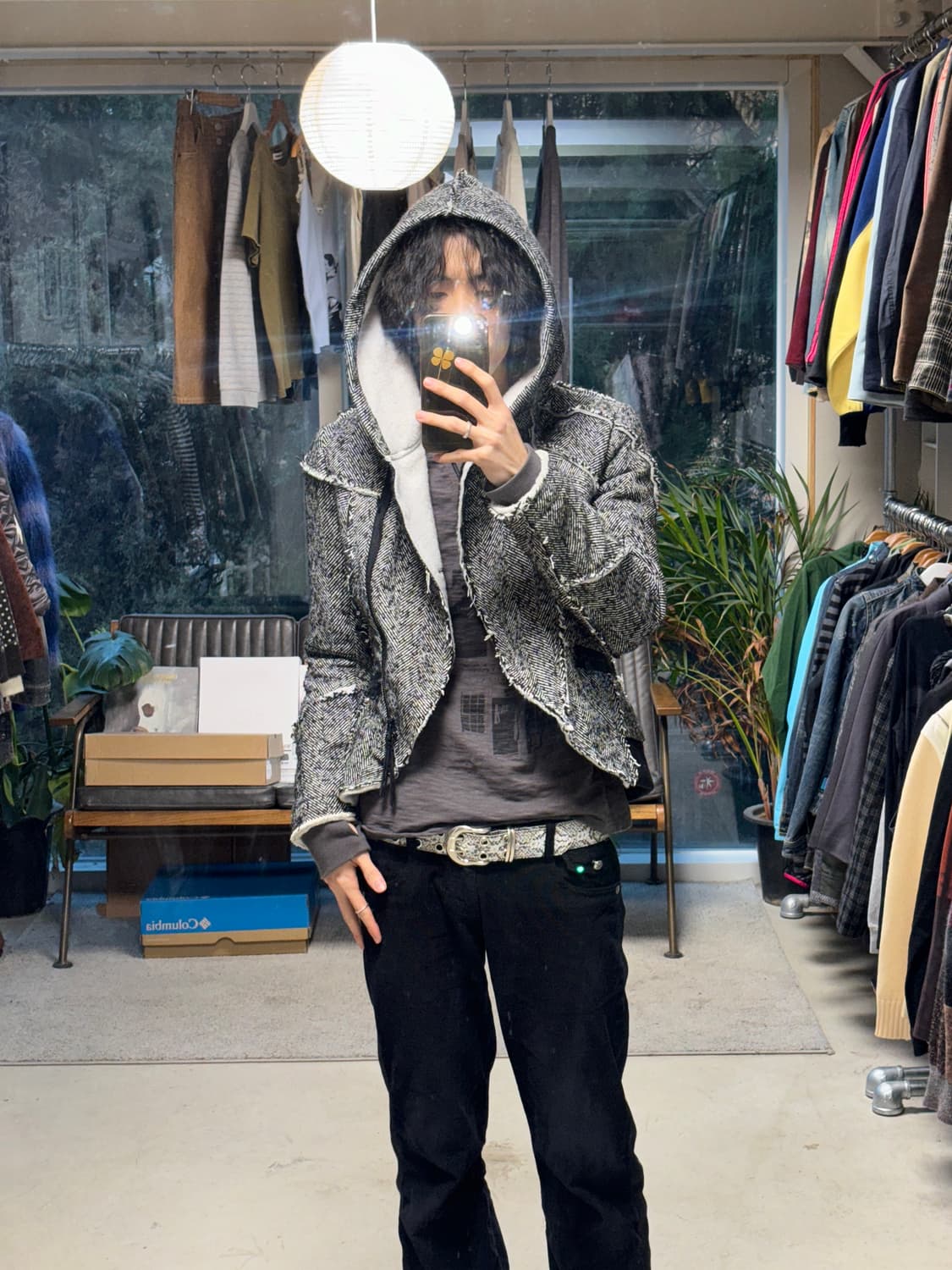 Pride 헤링본 후드 자켓 상품이미지4