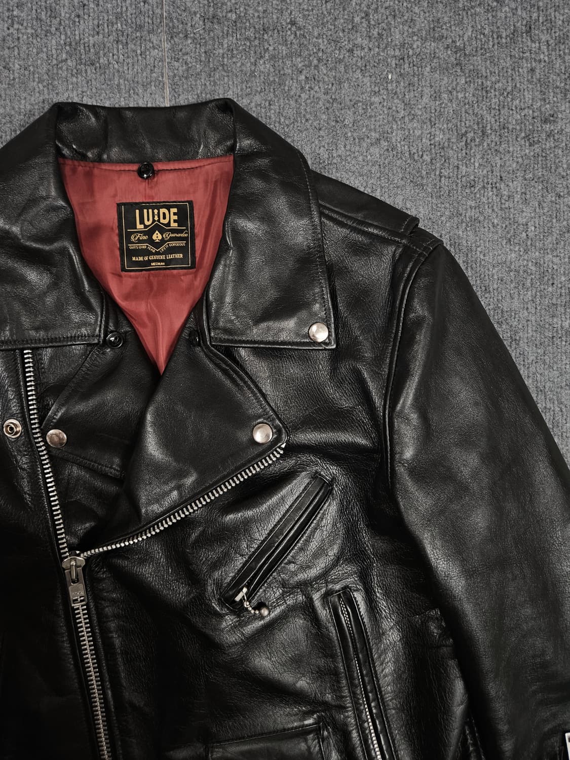 루이드 R.O.D 더블라이더 소가죽 자켓(급처) 상품이미지2