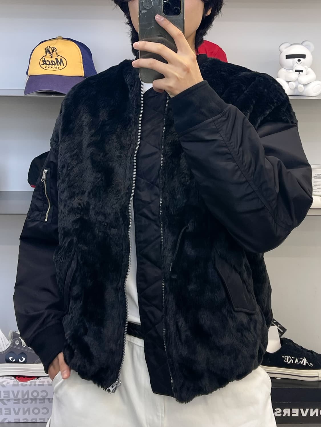 Rageblue 에어 써멀 포우 퍼 ma-1 자켓 상품이미지2