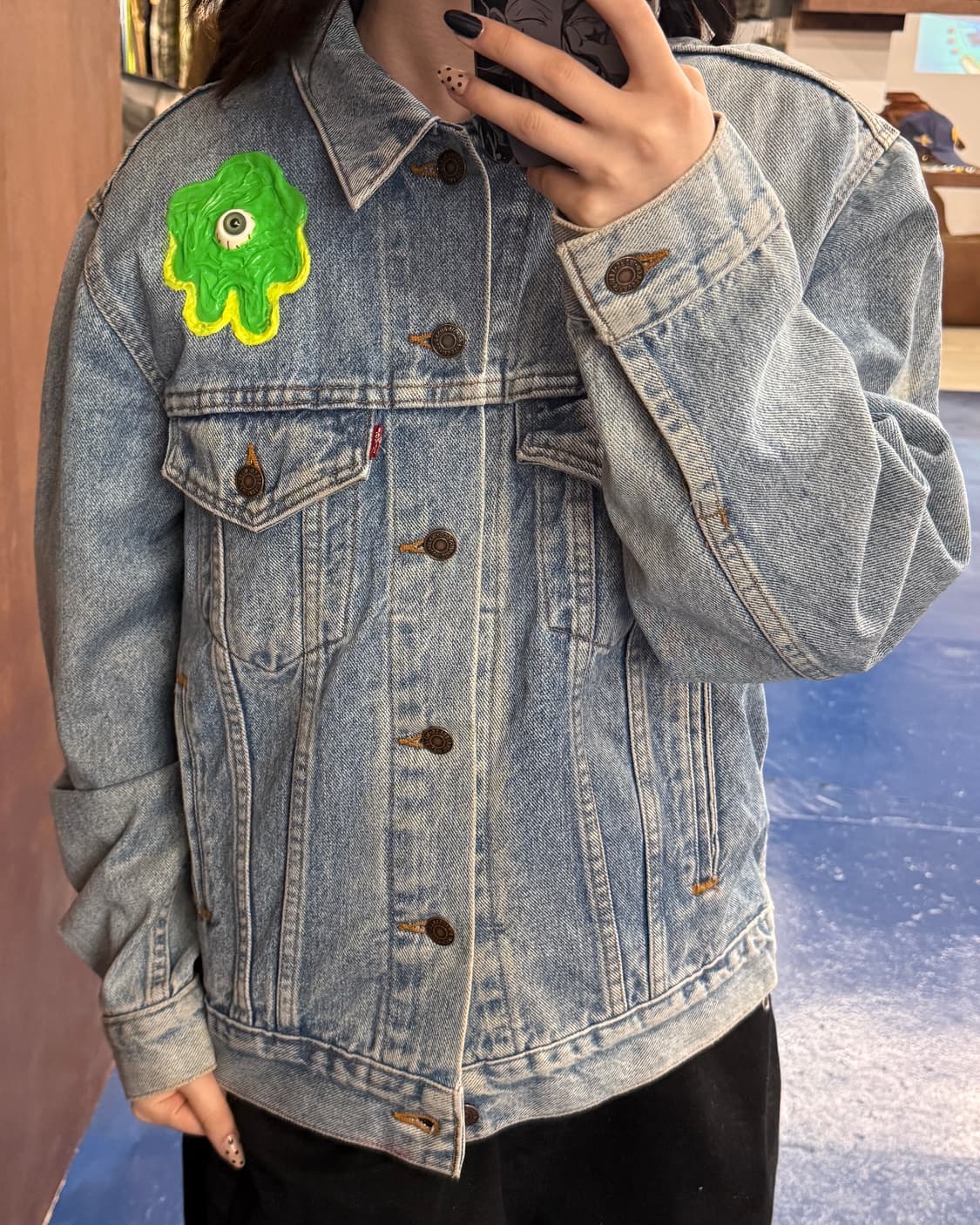 Levis 리바이스 3D 아이즈 커스텀 데님 자켓 상품이미지1