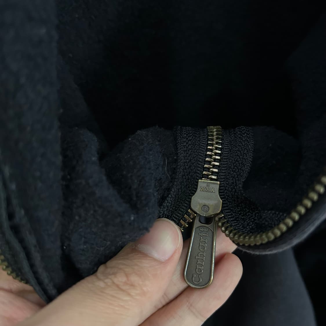 (M) 칼하트 블랙 k185 후드집업 자켓  상품이미지7