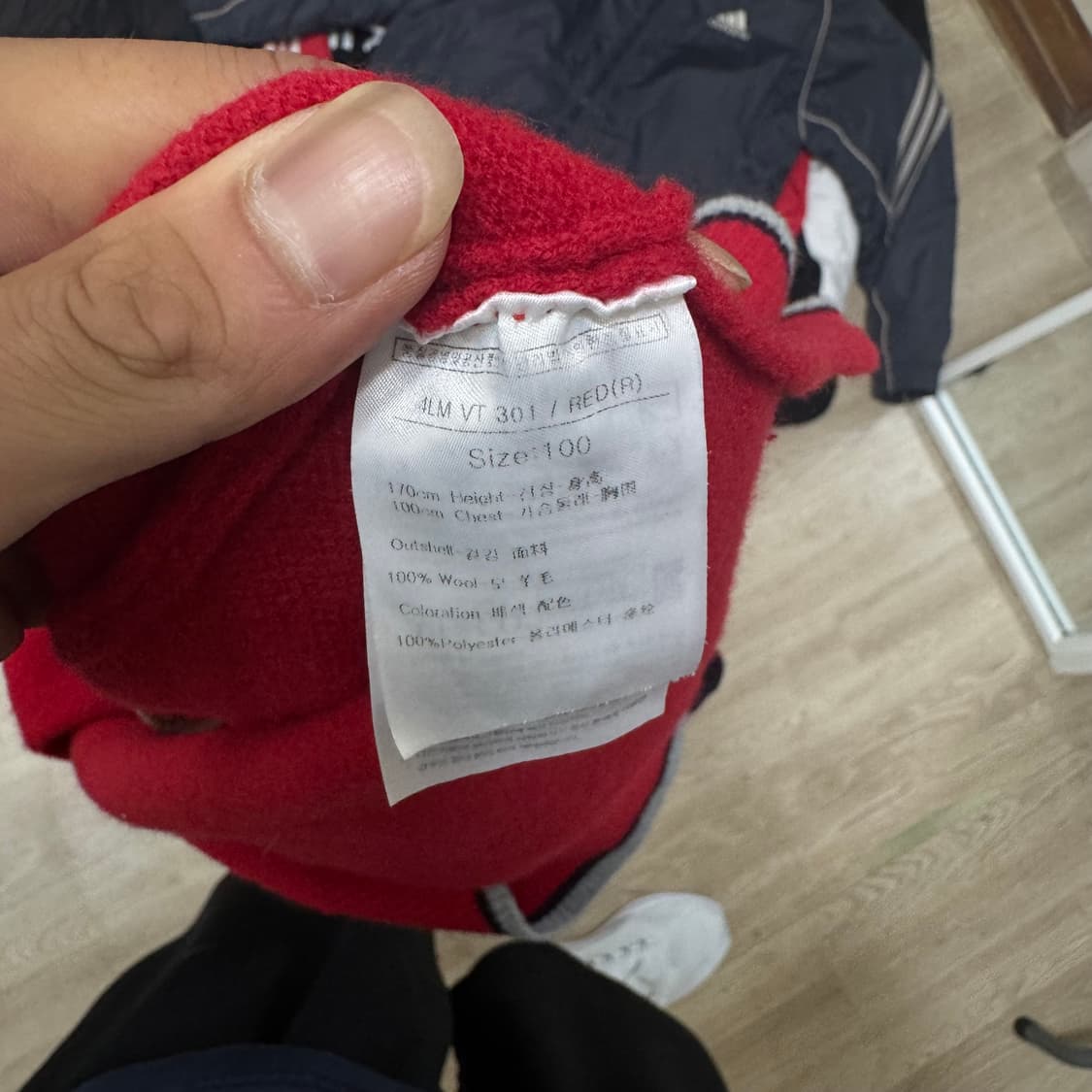 루이까스텔 골프웨어 베스트 니트반집업 조끼 L/100 상품이미지7
