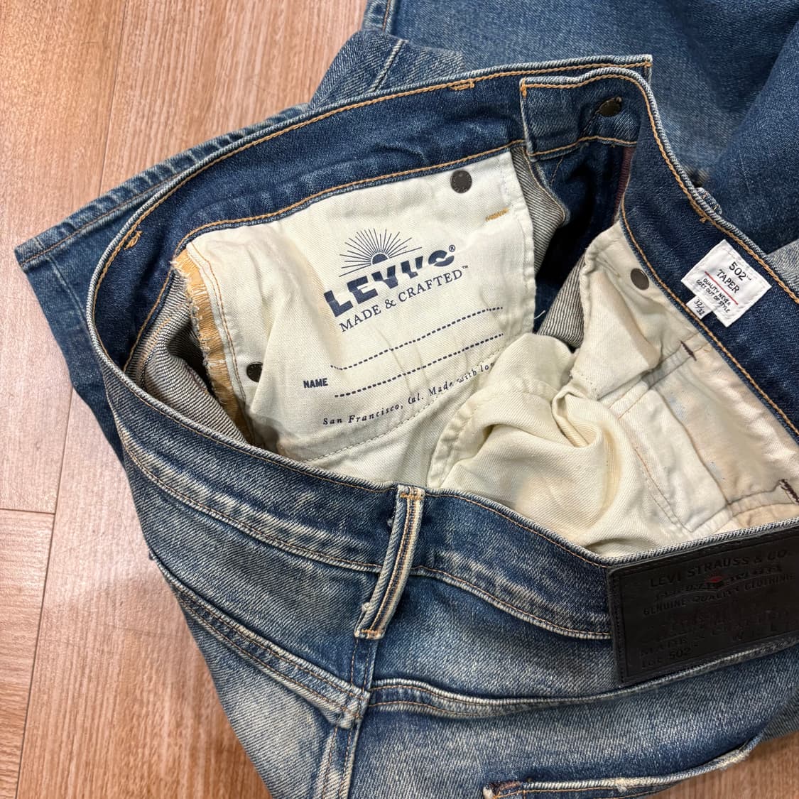 리바이스 LMC(made & crafted) 502 데님팬츠 상품이미지8