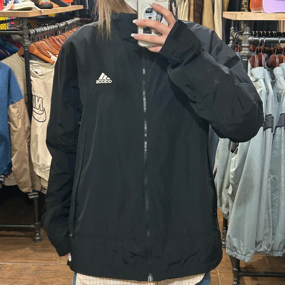 [HI] 아디다스 바람막이 블랙 상품이미지2