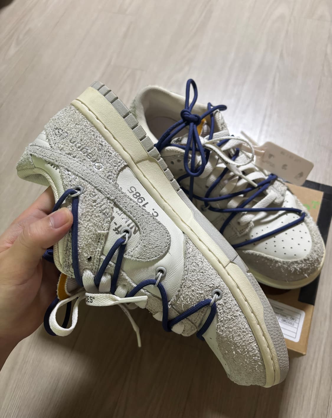 나이키 x 오프화이트 덩크 로우 더 50 - 로트 18  상품이미지3