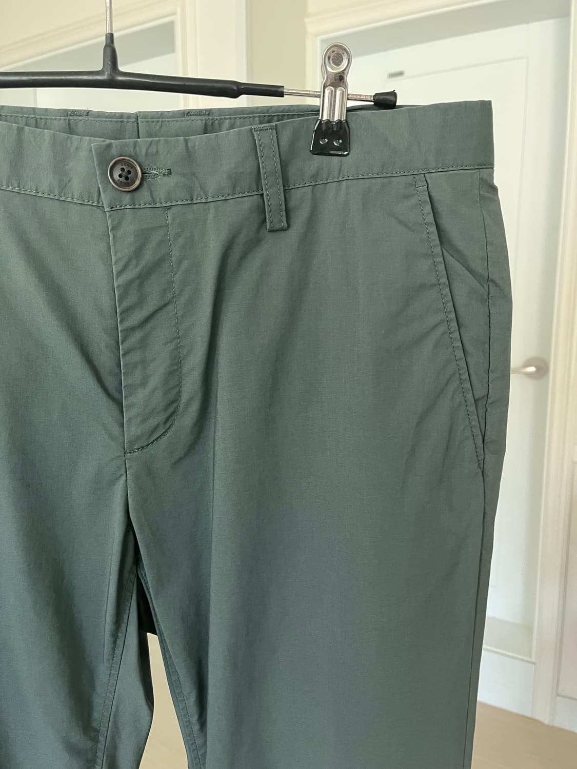 지지오투 코튼 팬츠 카키그레이 상품이미지2