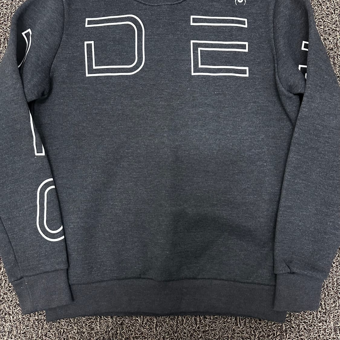 스파이더 여성 기모 맨투맨 그레이 M 상품이미지4