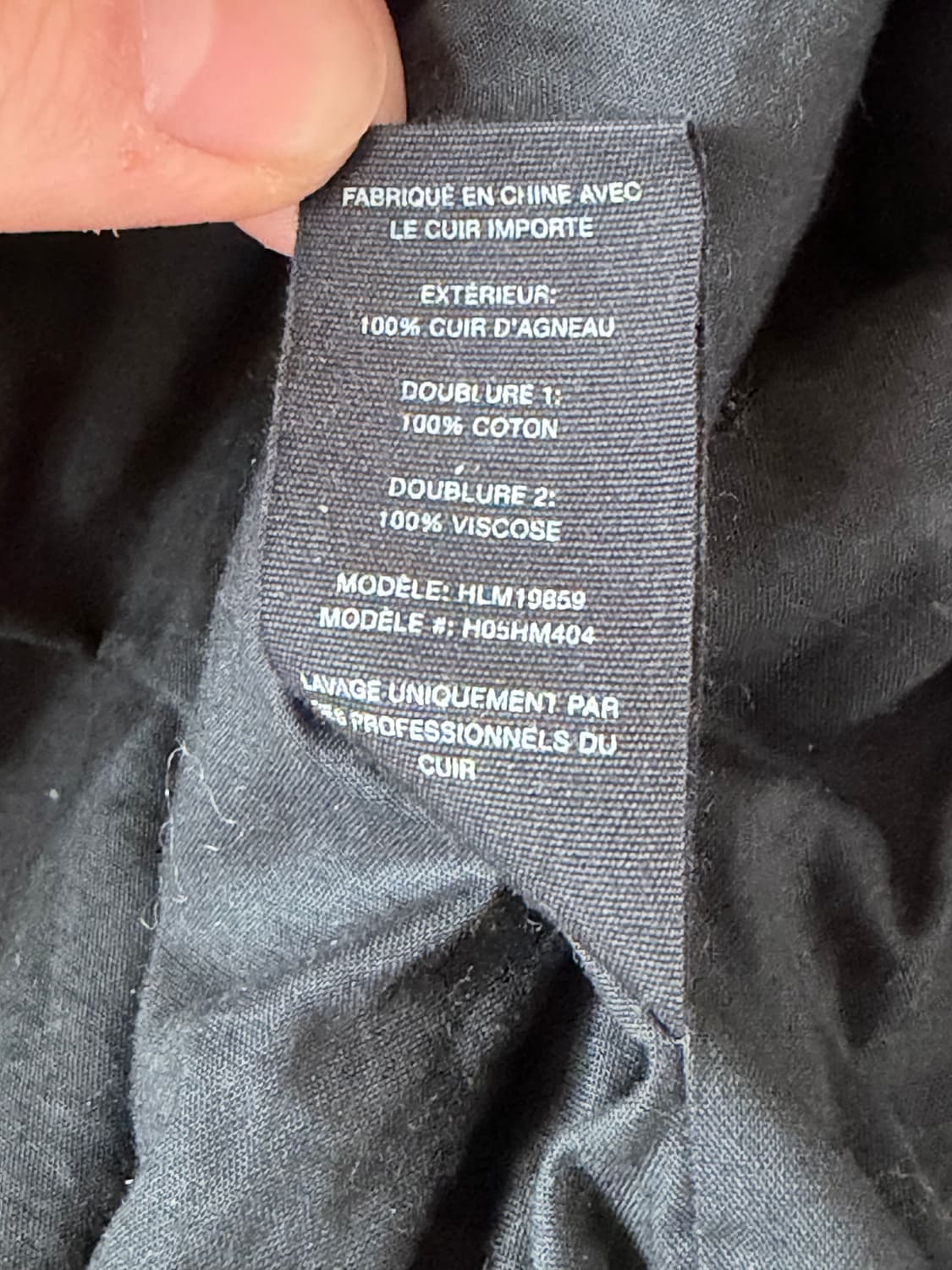 Helmut lang lamb skin strap bomber 상품이미지3