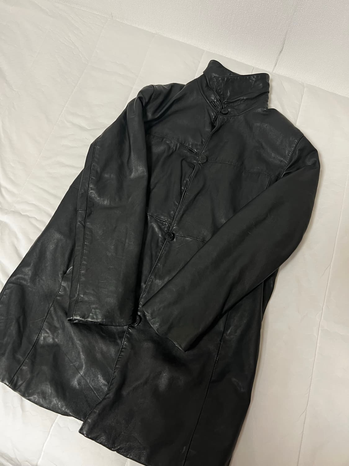 니콜밀러 블랙 가죽 자켓 L 상품이미지1