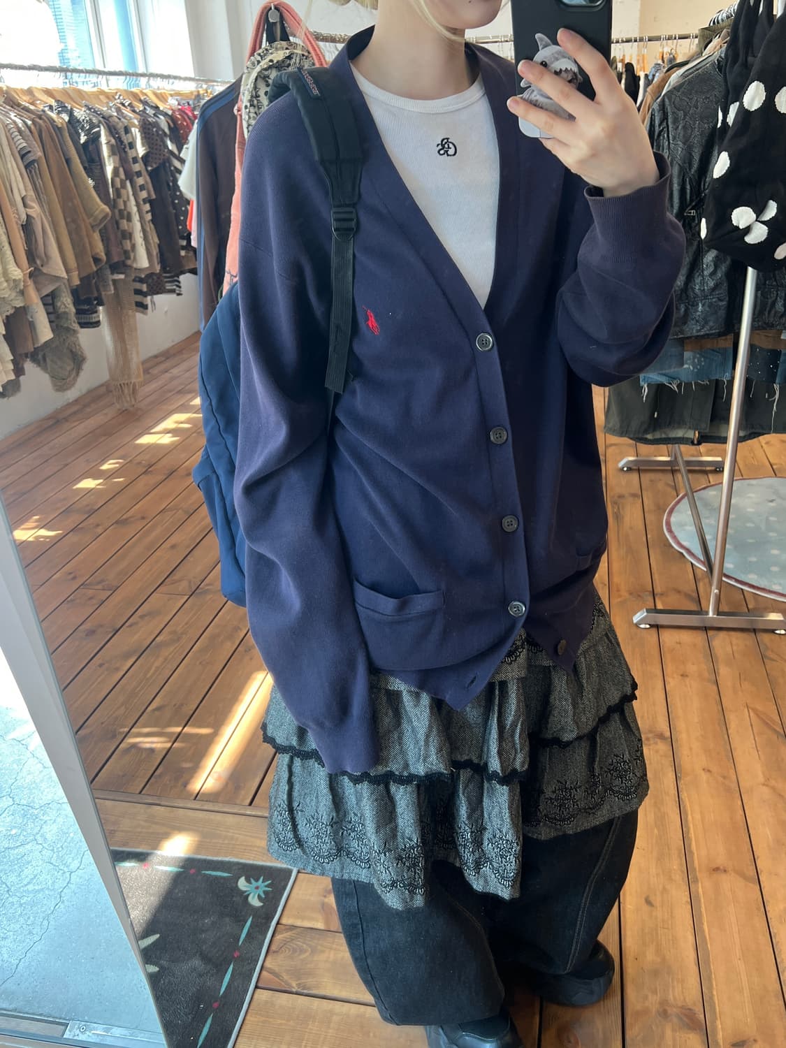 폴로 네이비 가디건 상품이미지6