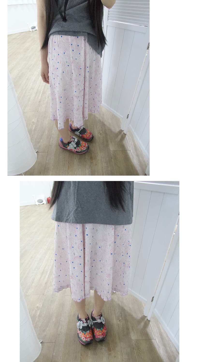 츠모리치사토 별패턴 스커트 상품이미지3