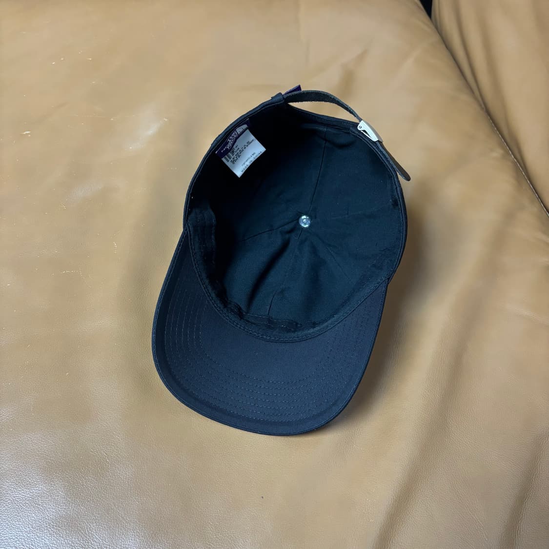 나나미카 노스페이스 퍼플라벨 6패널 볼캡 모자 블랙 상품이미지6