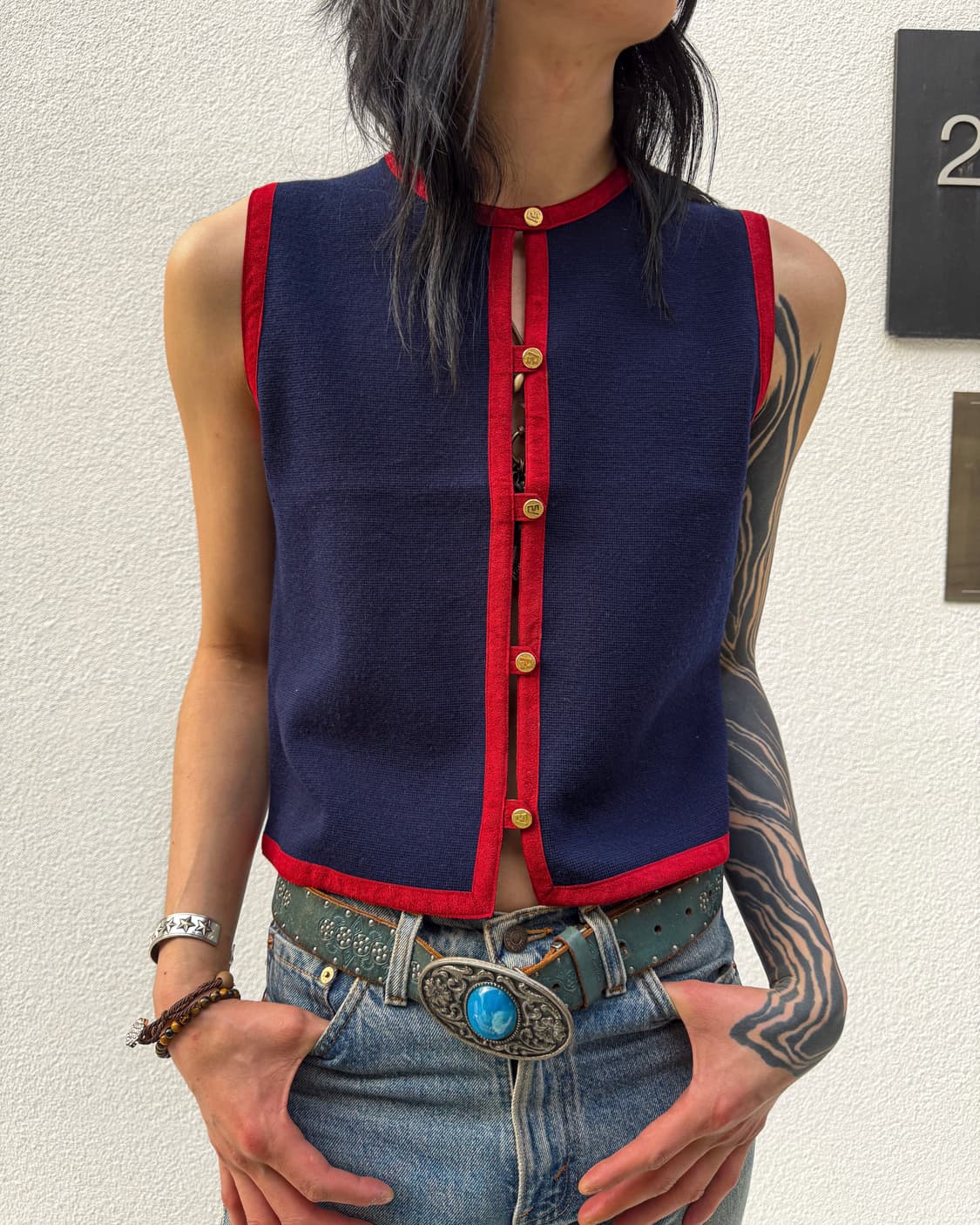 ELPARIS – Wool Knit Sleeveless Vest 상품이미지2