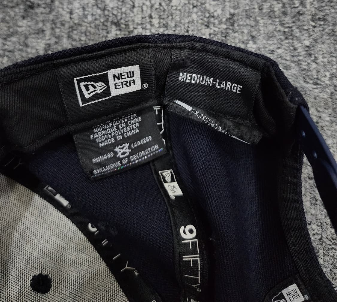 뉴에라 X 라인프렌즈 뉴욕양키즈 곰돌이 9FIFTY 스냅백 모자 M-L 상품이미지7