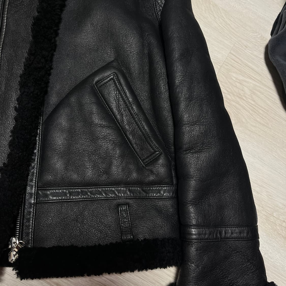 앤더슨벨 카잔 시어링 에비에이터 양가죽 자켓 L사이즈 상품이미지6