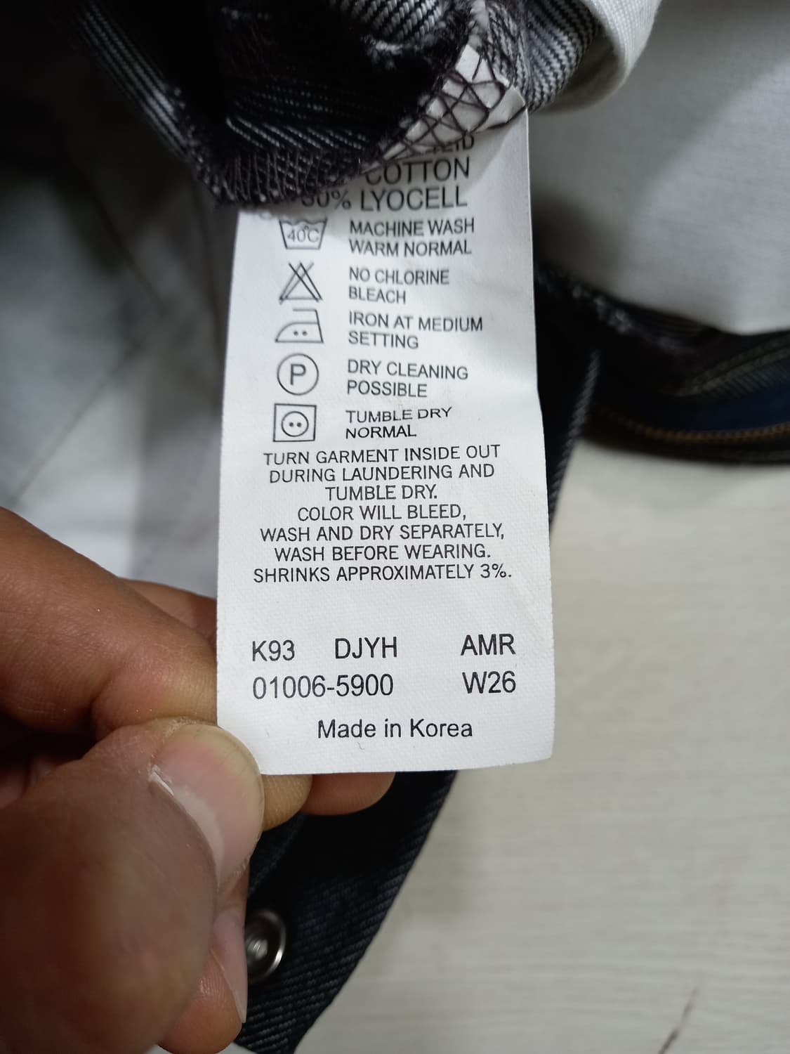 26 리바이스 엔지니어드 리오셀 데님 스커트 블랙 26-603 상품이미지8