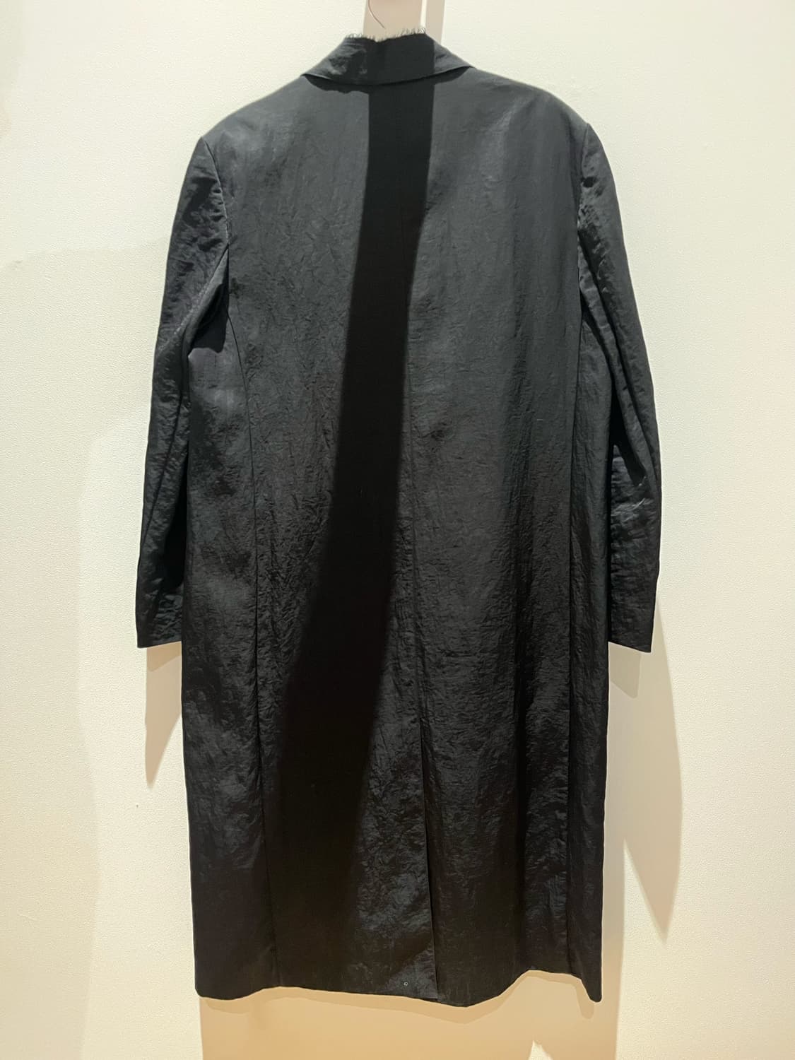 스튜디오테이블 나일론 코트 롱 자켓 블랙 상품이미지2