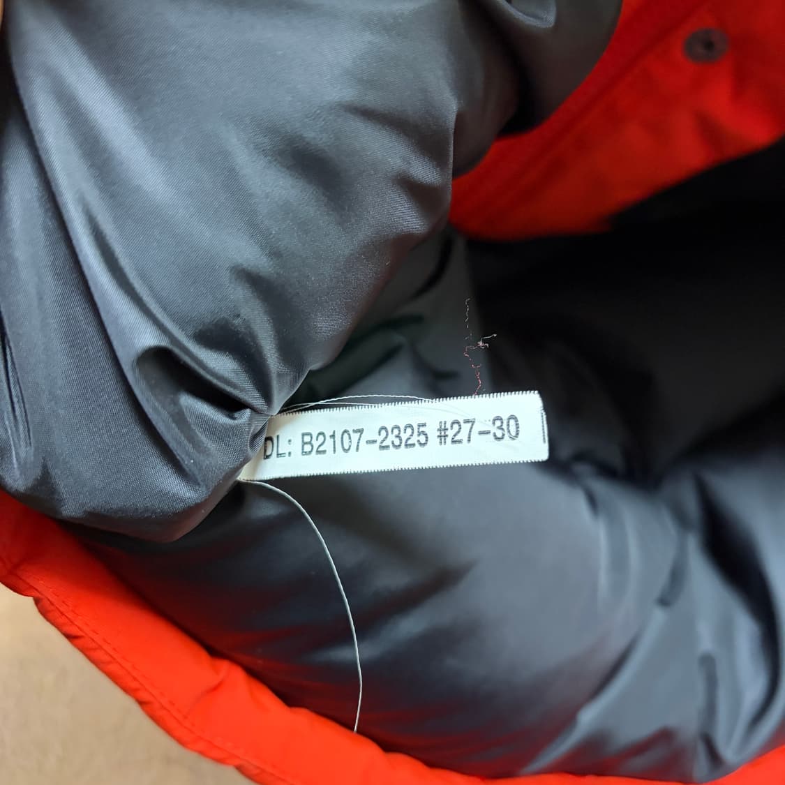 (W)노스페이스 700 필파워 구스다운 오렌지 패딩 베스트 상품이미지5