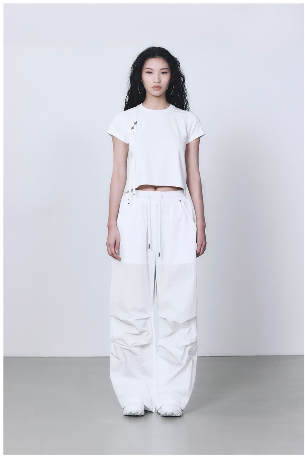 트리밍버드 Double Strap Crop T-Shirts 상품이미지3