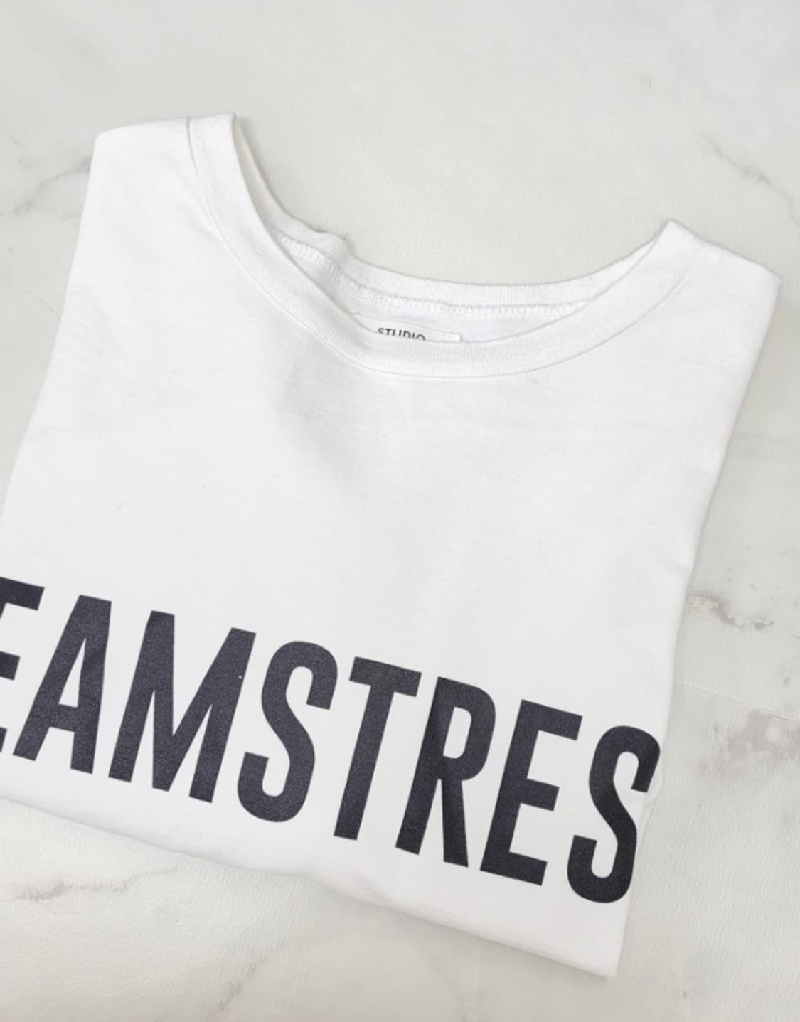 스튜디오 톰보이 크롭티 티셔츠 F 상품이미지3