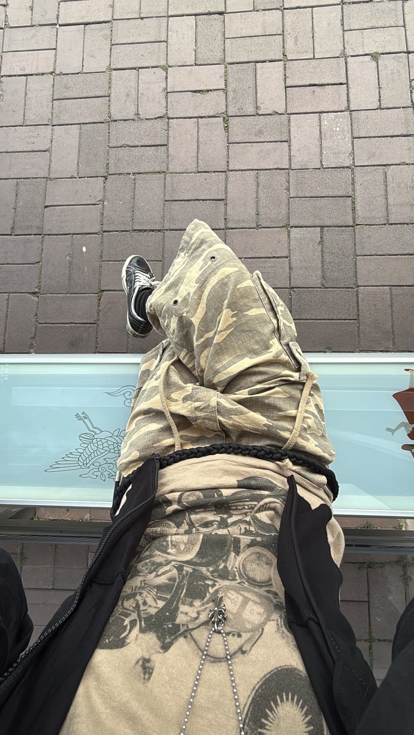 셋업이엑스이 옐로우 카보 반바지 상품이미지3