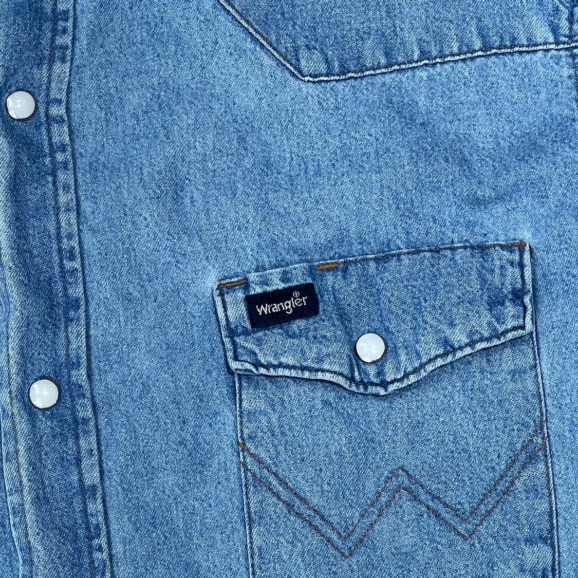 랭글러 워크 데님셔츠 s08971 상품이미지5