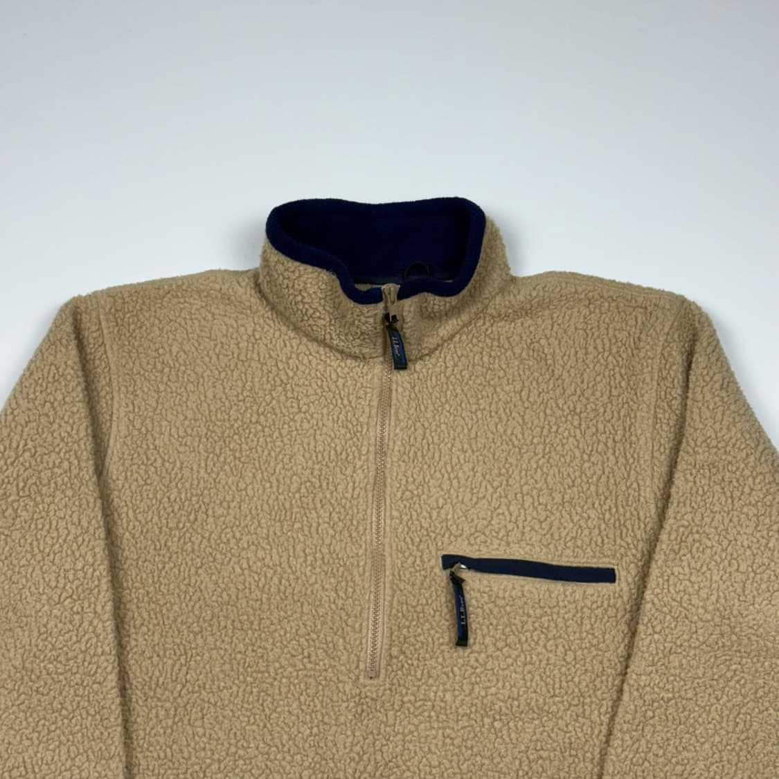 (105) 80s 엘엘빈 플리스 풀오버 내추럴 상품이미지3