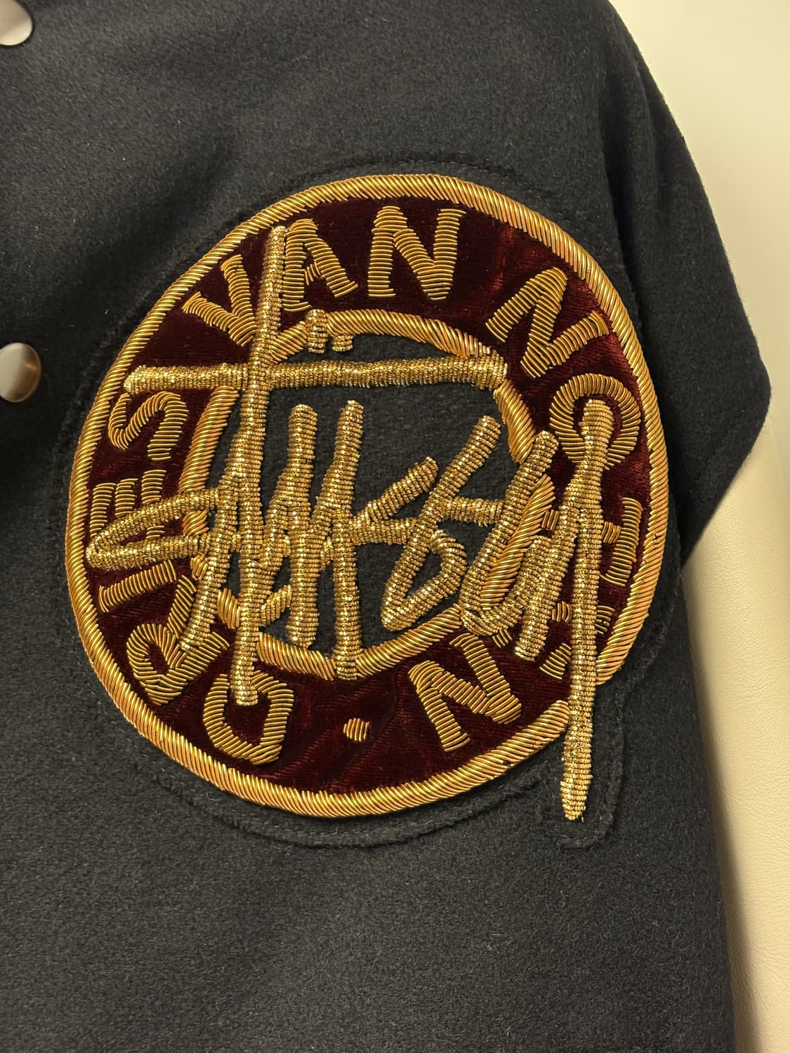 (L) 스투시 Stussy x 드리스반노튼 바시티자켓 상품이미지5