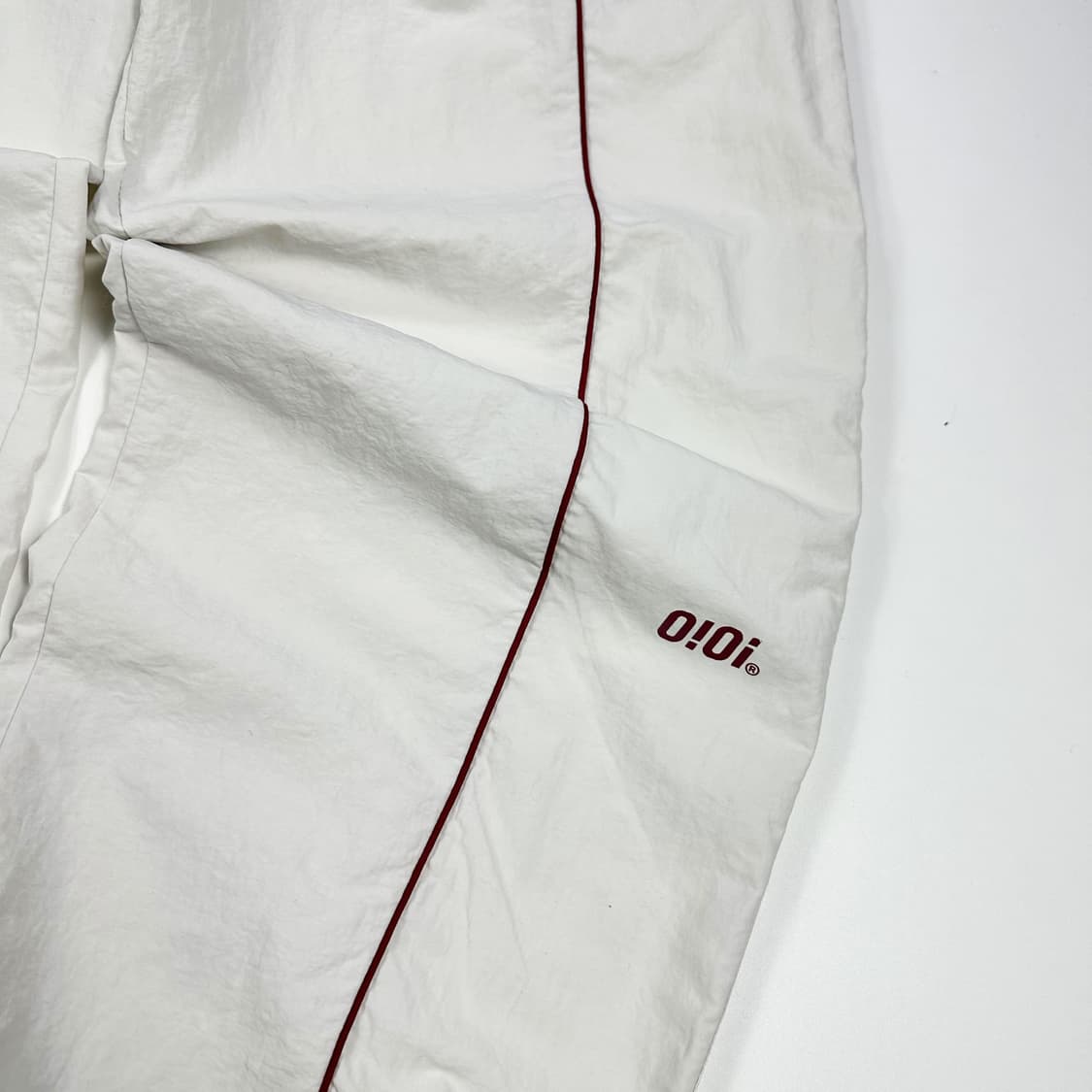 oioi 오아이오아이 화이트 와이드 우븐팬츠 (XL) 상품이미지5