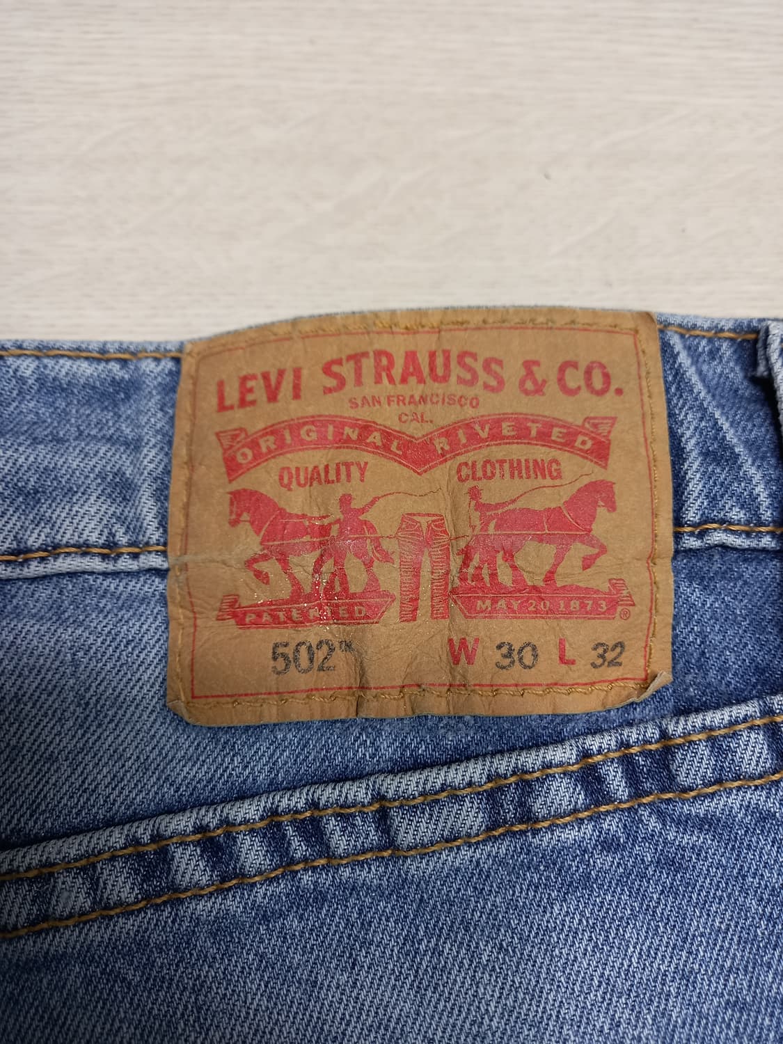 30 리바이스502 리오셍28% 스판 슬림일자진 30-232 상품이미지5