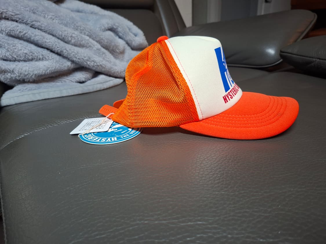 히스테릭글래머 로고 주황색 모자(택 미제거) 상품이미지4