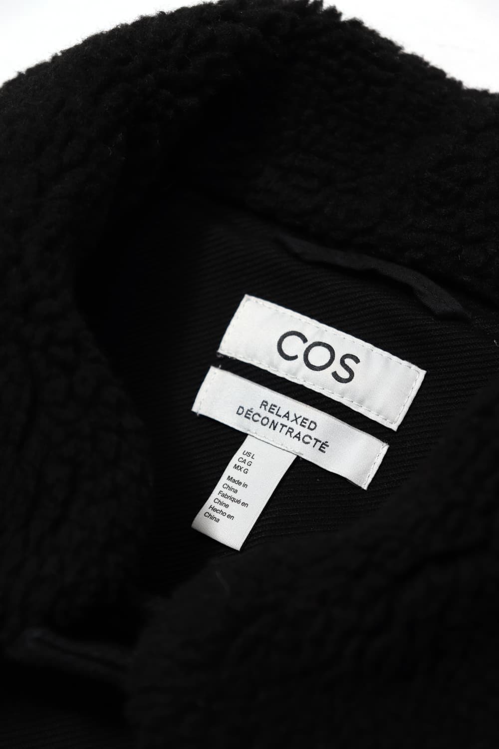 COS 디태처블 칼라 트윌 재킷 size L 상품이미지6