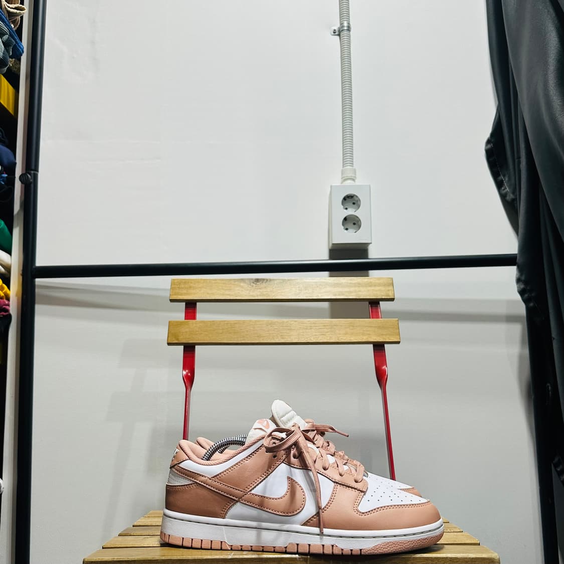 270) 나이키 운동화 남성 남자 신발 덩크 로우 핑크 화이트 운동화 상품이미지1