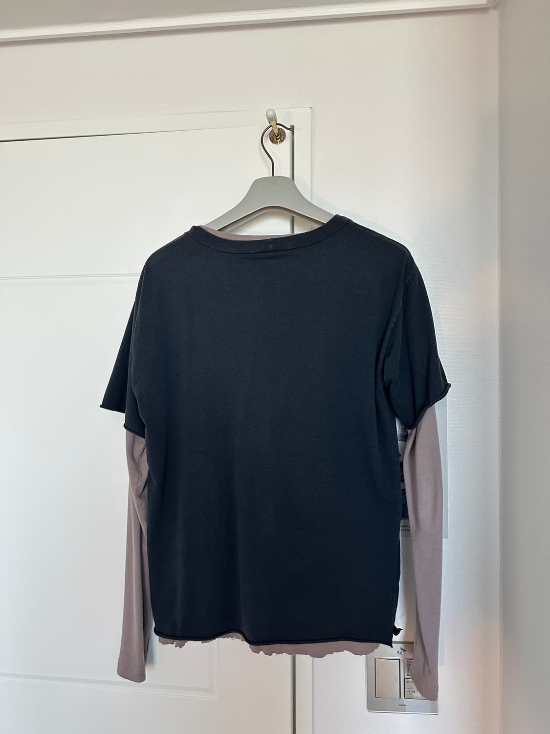 M) 드리스 반 노튼 컷팅 디테일 레이어드 롱슬리브 상품이미지2