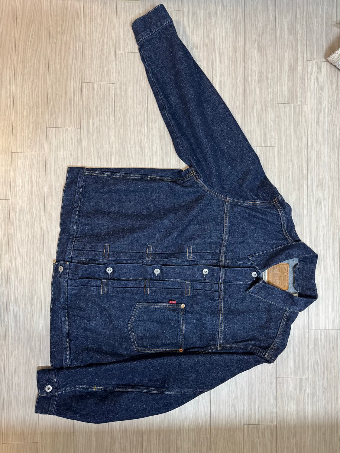 리바이스 셀비지 청자켓 팝니다!(A3174-0002) L사이즈 상품이미지4