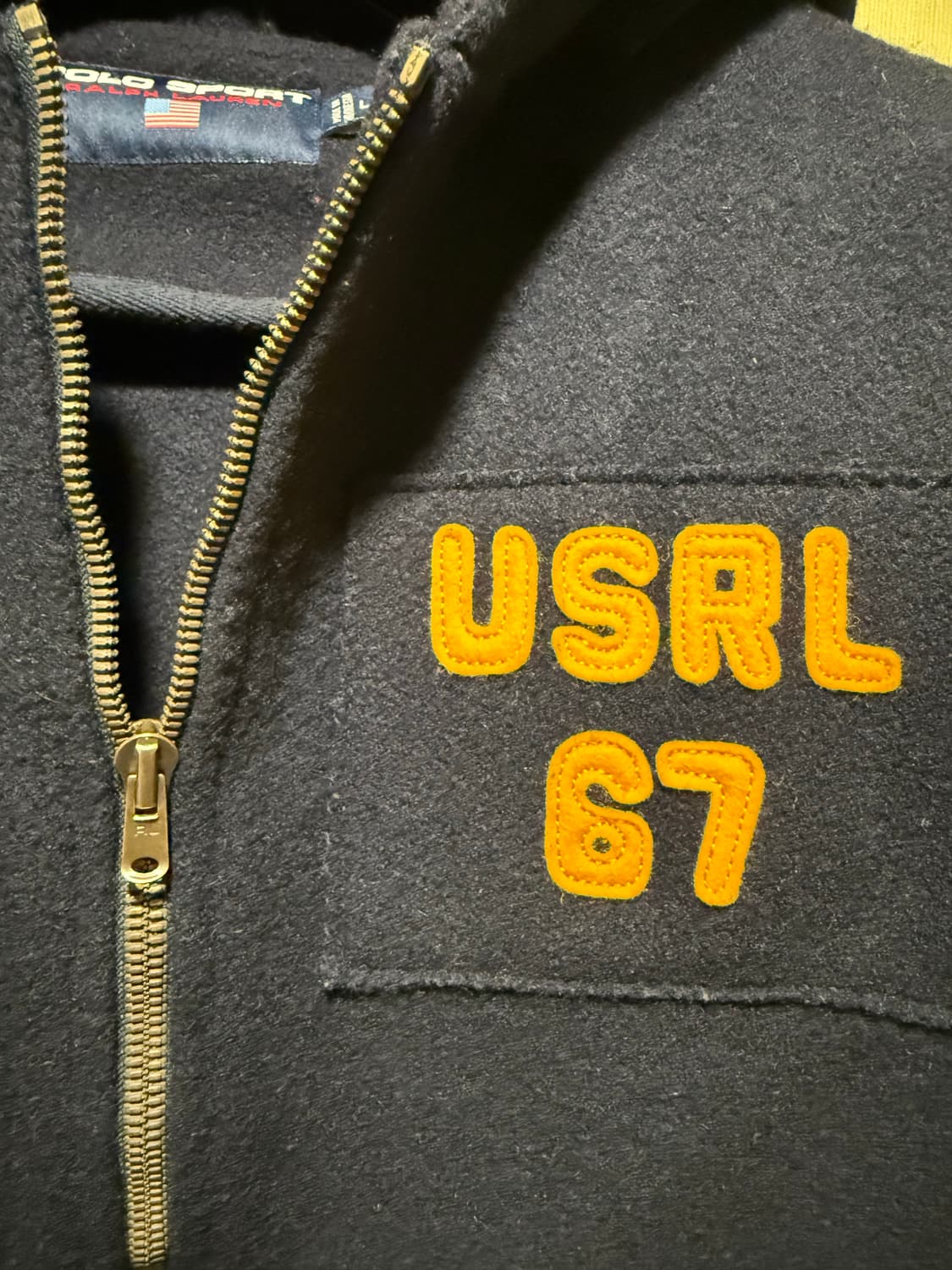 90s 폴로스포츠 울 카겟 후드 코트 L 랄프로렌 빈티지 상품이미지3