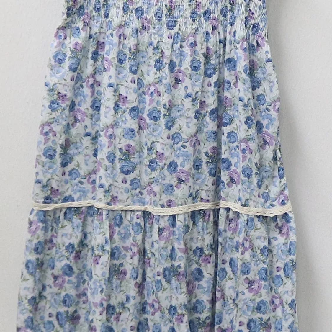 스모크 밴딩 끈 원피스 66643 상품이미지4