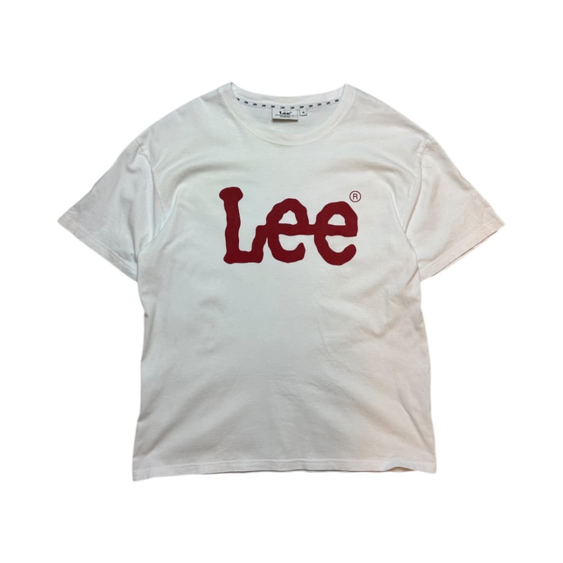 (S) Lee 리 빈티지 레드 프린팅 반팔 티셔츠 T-063 상품이미지1