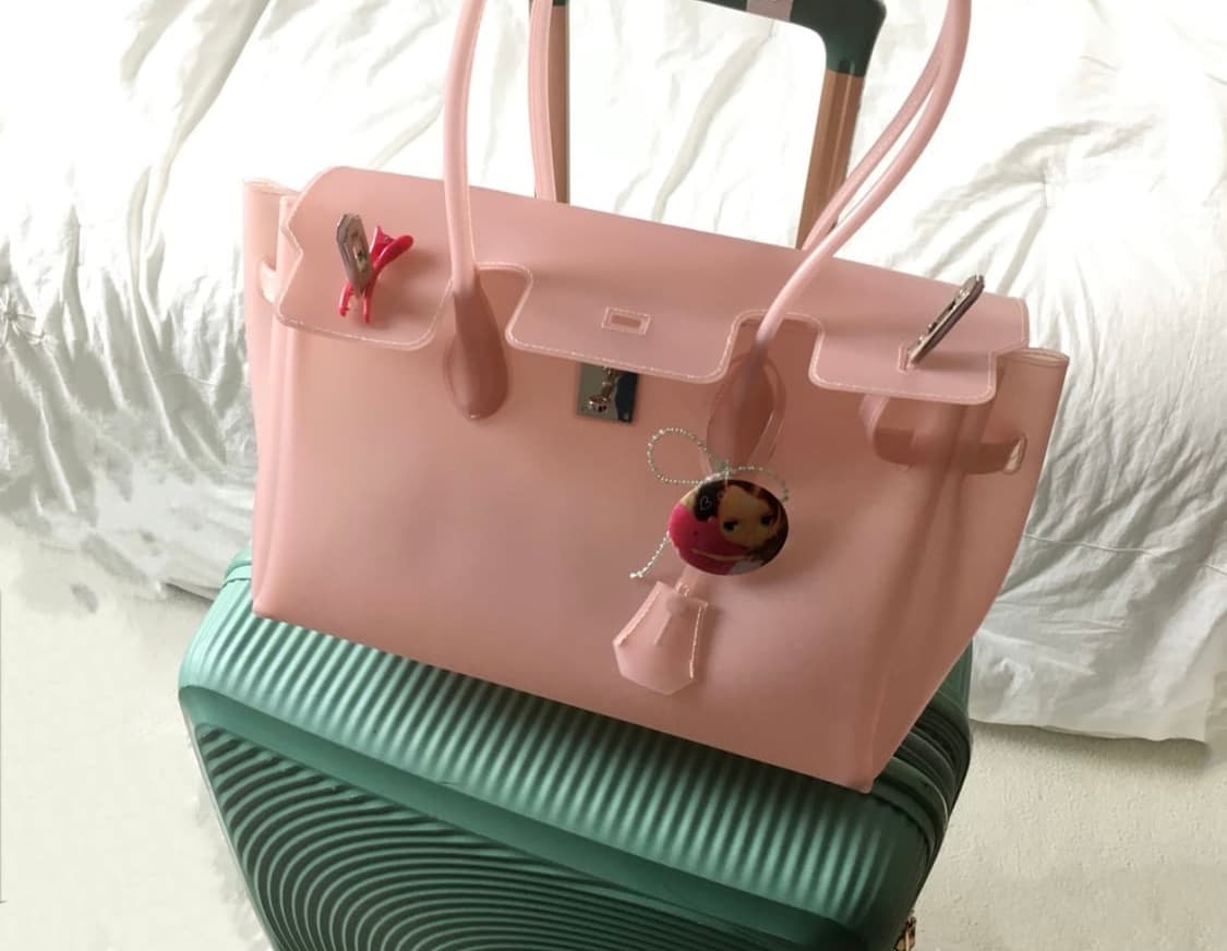 새상품🎀 뮤트핑크 젤리버킨 상품이미지4