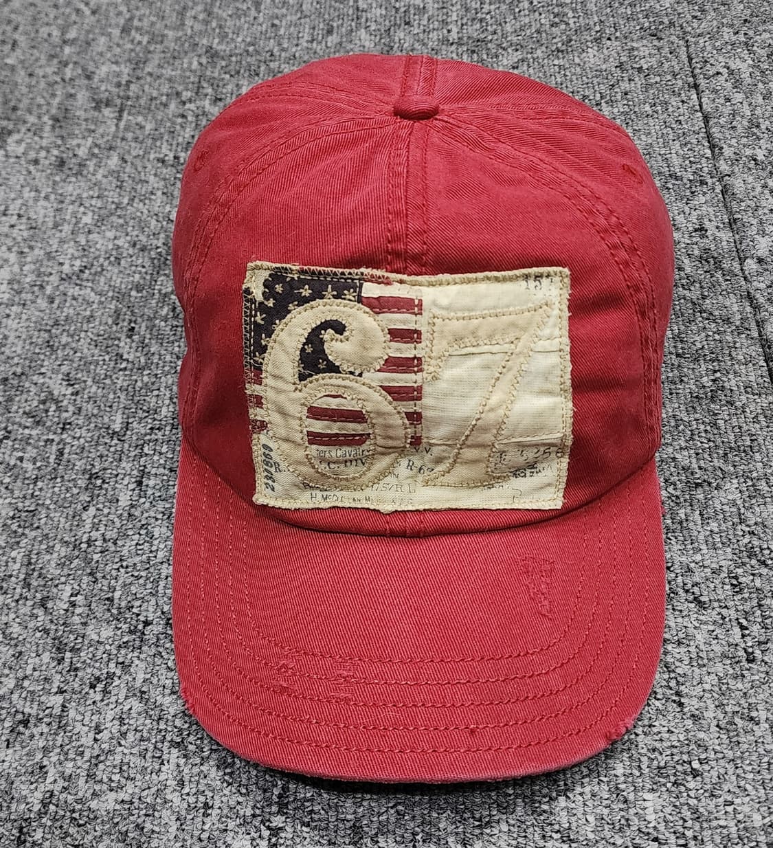 폴로 랄프로렌 진스 90s USA플래그 67 패치 볼캡 모자 상품이미지2