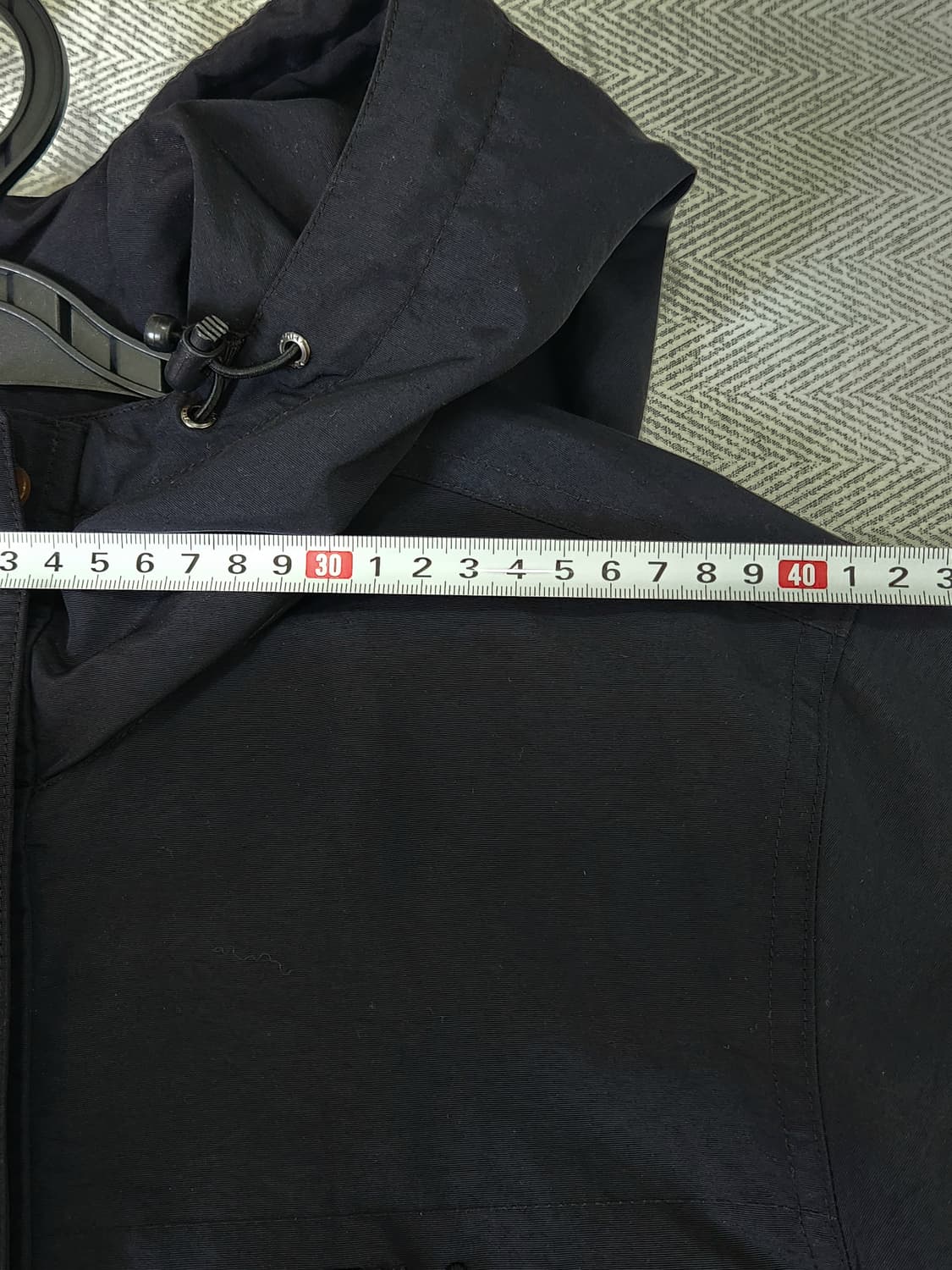 [100] 휠라 FILA 블랙 후드 바람막이 자켓 여성 100 상품이미지9