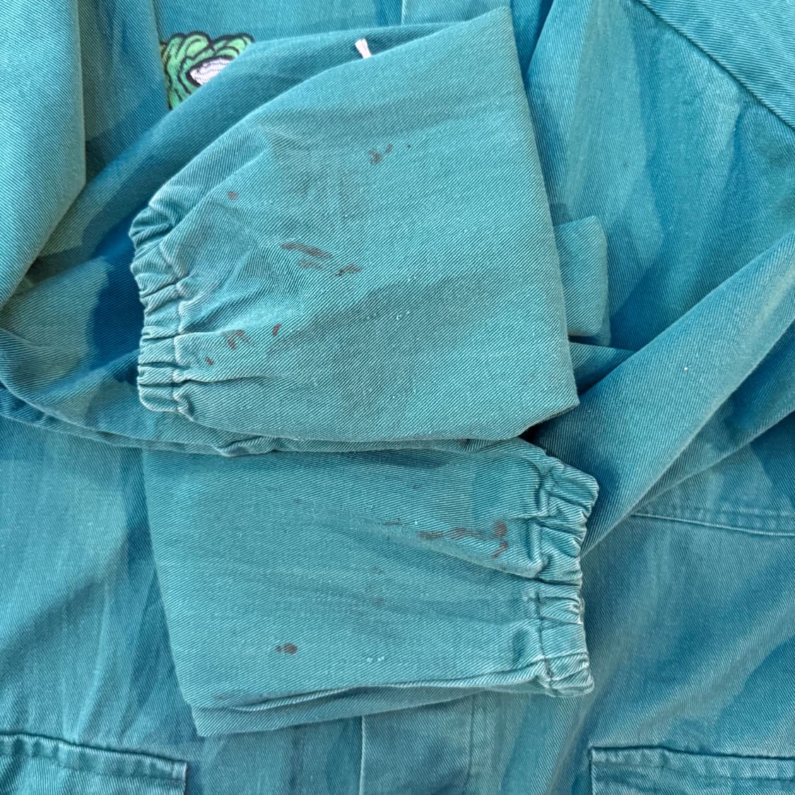 빈티지 메탈리카 프랜치 워크 자켓 민트 상품이미지4