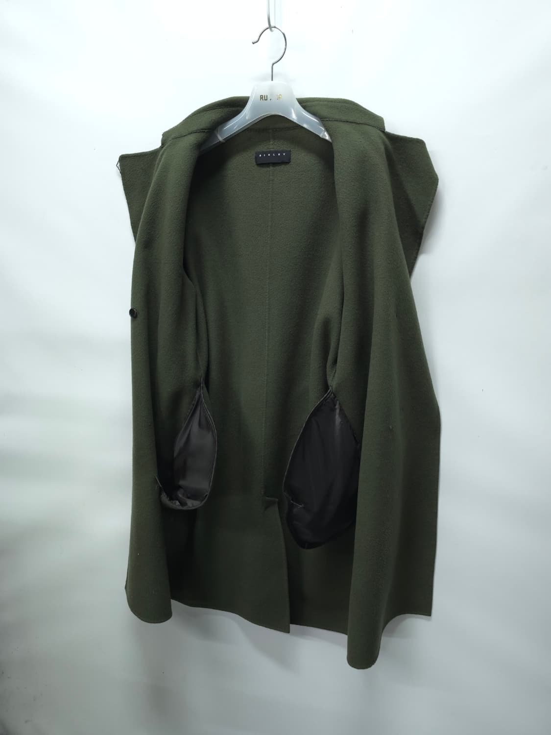 시슬리 캐시미어 세미오버 울코트 (55~66) 상품이미지4